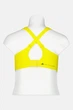 Спортивний жіночий топ by Stella McCartney Women Plus Size Brand Logo Padded Sports Bra HS8198 жовтого кольору для йоги фітнесу залу Розмір 4XL - зображення 3