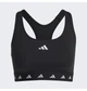 Спортивний жіночий топ Powerreact Training Medium-Support Techfit Bra для фітнесу та занять спортом чорного кольору Розімір XS - зображення 3