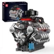 Моторизованный конструктор Chevrolet Chevy V8 LSX 454 (487 деталей) – реалистичная модель автомобильного двигателя, с коробочкой - изображение 1