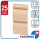 Сайдинг ПВХ FaSiding Standard Миндаль 3.85 м виниловый под дерево - изображение 1