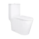 Унитаз-моноблок напольный Qtap Kolibri Ultra Quiet безободочный с сиденьем Soft-close WHITE QT10226380W - изображение 1