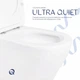 Унитаз-компакт Qtap Cardinal Ultra Quiet безободочный с сиденьем Soft-close QT04222168AUQ3W - изображение 5