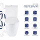 Унитаз напольный Qtap Vlasta Ultra Quiet безободочный с сиденьем Soft-close WHITE QT28228300W - изображение 3