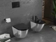 Подвесной унитаз MEXEN LENA SILVER BLACK MATT * - изображение 2