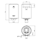 Водонагреватель Ariston SG1 80 V EU с мокрым ТЭНом 3213001 - изображение 2