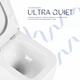 Унітаз підвісний Qtap Gemini Ultra Quiet 485×340×350 мм, White, з сидінням Slim Duroplast / Soft-close / Quick Release - зображення 5