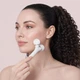 Электронный ультразвуковой ролик для лица GESKE Sonic Facial Roller 4в1 жемчужный - изображение 2