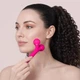 Электронный ультразвуковой ролик для лица GESKE Sonic Facial Roller 4в1 фуксия - изображение 2