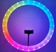 Лед-лампа кольцевая для студийного освещения Ring RGB MJ 36 36см с пультом и штативом для фото и видео - изображение 9