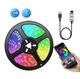 Світлодіодна стрічка RGB для телевізора USB 3 м Різнокольоровий - зображення 3
