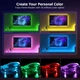 Світлодіодна стрічка RGB для телевізора USB 3 м Різнокольоровий - зображення 7