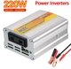 Инвертор напряжения 12/220V 1 универсальная розетка, 1*USB (DC:5V/2.4A), провода - крокодилы - изображение 1