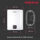 Бойлер Onlyheat WX-FE-VH001-50(Dry), 50 літрів, сухий ТЕН - изображение 6