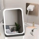 Зеркало для макияжа Lighted makeup mirror с LED подсветкой, складное, сенсорное управление, Type-C, с регулировкой яркости - изображение 3