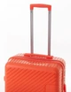 Дорожня валіза поліпропілен Travel world 36983М-OR Помаранчевий 65x43x26 см на колесах і кодовим замком - зображення 4