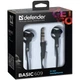 Наушники Defender Basic 609 Black-White - изображение 2