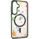 Чехол TPU+PC Flush with MagSafe для Samsung Galaxy S24 / S25 Dark green - изображение 5
