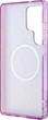 Etui Guess Glitter Flowers Triangle Buttons MagSafe do Samsung Galaxy S25 Ultra Purple (GUHMS25LHFLPEDU) - obraz 6