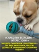Игрушка для собак и кошек канат с мячом для зубов Petify RopeBall M озёрный голубой, 37 см, мяч 5 см, плетёные узлы, стойкая к укусам, пластик, Арт. ТМ24 - изображение 5
