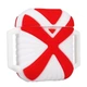 Чохол для навушників X-HuWei i-Smile для Apple AirPods IPH1443 Red+White (702334) - зображення 1