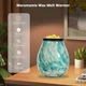 Скляний електричний підігрівач воску (Wax Warmer) з PTC-нагрівом, LED-підсвіткою 7 кольорів та знімною силіконовою тарілкою для ароматичних кубиків - изображение 2