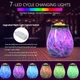 Скляний електричний підігрівач воску (Wax Warmer) з PTC-нагрівом, LED-підсвіткою 7 кольорів та знімною силіконовою тарілкою для ароматичних кубиків - изображение 4