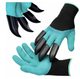 Садовые перчатки Garden Gloves LY-557 с когтями, водонепроницаемые, универсальные - изображение 3