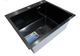 Кухонна мийка Kraft Handmade Decor 54×48 см, 3.0/1.0 мм, чорна PVD, зі змішувачем, дозатором та кошиком - изображение 5