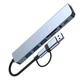 Адаптер-Хаб 8 в 1 USB Type-C, мультифункціональний концентратор, Hub, кардрідер, перехідник, розгалужувач - зображення 8
