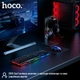 Набір Gaming Combo HOCO Handsome luminous keyboard mouse headset set DI86 (UA/EN/ua Layouts) Black - зображення 8