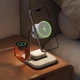 Заряджання Qi2 ACEFAST 4-in-1 desktop wireless charger E39 |25W Max, 32.5W Total| White - зображення 7