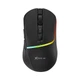 Миша XTRIKE ME wireless mouse GW-322 BK |2.4G/BT5.2, 800-3200DPI, 6 Buttons| Black - зображення 1