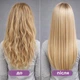 Щітка для випрямлення волосся електрична Hair Straightener 45 Вт, гребінець-випрямляч для вирівнювання та укладання волосся з 6 температурними режимами та LED-індикацією, живлення від мережі Чорний HQT-909-Black - зображення 2
