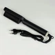 Щітка для випрямлення волосся електрична Hair Straightener 45 Вт, гребінець-випрямляч для вирівнювання та укладання волосся з 6 температурними режимами та LED-індикацією, живлення від мережі Чорний HQT-909-Black - зображення 6