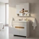 Комплект пластикових меблів Mikola-M Бостон HPL 3243 velur 80 см - изображение 1