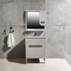 Комплект пластикових меблів Mikola-M Бостон HPL 3243 velur 80 см - изображение 7