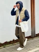 Теплый жилет мужской Uniqlo 905262938 XS Коричневый (1159857167) - изображение 6