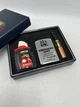 Набор подарочный бензиновая зажигалка с гравировкой бензин и мундштук - изображение 6