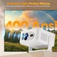 Проектор SmartTV Magcubic HY300 Max 400ANSI 8K Android14 BT5.4 720p білий - зображення 4
