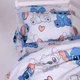 Простынь MirSon Полуторная 150х220 см Kids Time 17-0911 Stitch Vibes Beige Бязь (2200012554470) - изображение 3