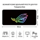 Игровой Коврик для Мыши 900x400x4мм (XXL) Дизайн ASUS ROG Cyber Pulse. Гладкая Поверхность, Прорезиненный. Толщина 4 мм - изображение 2