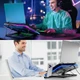 Охлаждающая подставка для ноутбука MOOJAY C51 RGB с турбовентилятором, подставка для ноутбука 14-19 дюймов, кулер для ноутбука - изображение 3