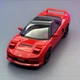 Модель авто Honda NSX 1:32 червона металева спорткар pop-up фари світло звук інерційна - зображення 5