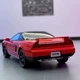 Модель авто Honda NSX 1:32 червона металева спорткар pop-up фари світло звук інерційна - зображення 6