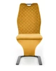 Krzesło do kuchni i salonu Halmar Krzesło K442 na płozach Musztardowe (V-CH-K/442-KR-MUSZTARDOWY) (5905248110519) - obraz 5