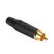 Amphenol роз'єм RCA ACPR-BLK під паяння для кабелів 3.0-6.5 мм висока якість передачі сигналу - зображення 7