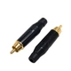 Amphenol роз'єм RCA ACPR-BLK під паяння для кабелів 3.0-6.5 мм висока якість передачі сигналу - зображення 8