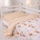 Простынь MirSon Полуторная 150х220 см Kids Time 17-0912 Sky Friends Бязь (2200012564608) - изображение 3
