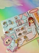 Лабубу и блайз игра на липучках липучках альбом книга тока бока labubu labyby lol blyth ловил лето лабаба - изображение 8