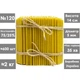 Церковные свечи восковые 75% №120 / 14см / 2кг / 600шт - изображение 1